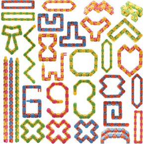 30 قطعة من مسارات واكي من جانوو تتوهج في الظلام، ألعاب فيدجيت المضيئة المفاجئة والنقرات للأطفال المراهقين، حشو تخزين، هدايا الحفلات، حشو حقيبة الهدايا، جائزة الفصل الدراسي in Kuwait