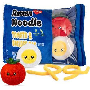 نينالايو وسادة قطيفة لطيفة على شكل كيس من السجق والفطر والرامن والنودلز من القطيفة، دمى محشوة منفوشة قابلة للازالة هدايا ابداعية للبنات والاطفال، وسادة ديكور لكرسي الكنبة in Kuwait