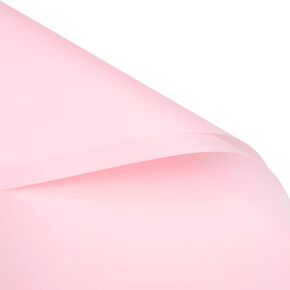 HYSSINOWRAP باعة الزهور ورق التغليف لوازم التعبئة والتغليف المصنوعة يدويًا لوازم الزهور ورق التغليف المقاوم للماء لوازم التعبئة والتغليف DIY (وردي)