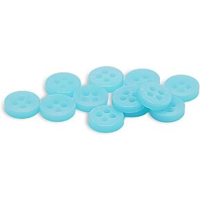 Navy Button 16L Sewing Button for Coats 4 Hole Buttons for Craft 10mm Buttons for Sewing 0,4 inch Buttons for Shirt Plastic Buttons for Pants Decorative Buttons for Dress Pack of 12