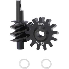 مجموعة معدات دي جيه اكس الصلب المتصلب 2/13T Overdrive OD لملحقات قطع غيار السيارات 1/24 RC SCX24 Gladiator Bronco C10 JLU Deadbolt B17 in Kuwait