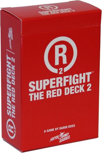Superfight: The Red Deck 2 - Expansion of 100 Horribly Offensive Cards, Who Would Win in A Fight, Adults 17+ Party Game in Saudi Arabia