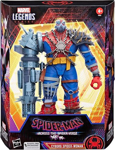 لعبة Marvel Legends Series Cyborg Spider-Woman، شخصية Spider-Man عبر The Spider-Verse الفاخرة بطول 15.24 سم، ألعاب للأطفال من سن 4 سنوات فما فوق in Saudi Arabia