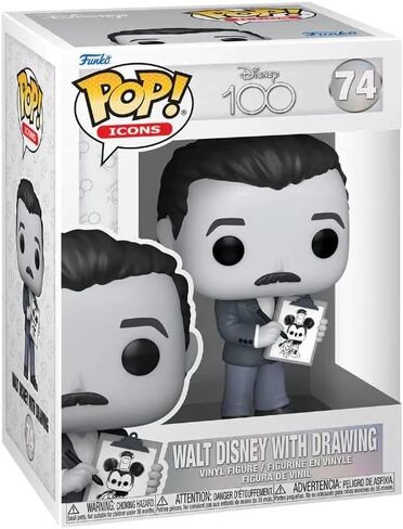 فانكو بوب! Disney: Disney 100 - Walt Disney مع رسم مُجمَّع مع واقي البوب ​​في العلية من بايرون in Saudi Arabia