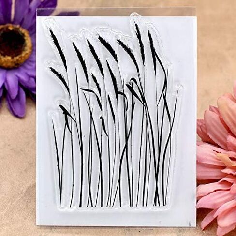 Kwan Crafts 4 Sheets Different Style Tree Flowers Clear Stamps for Card Making Decoration and DIY Scrapbooking in Saudi Arabia