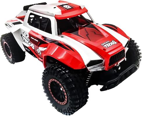 Chandler RC Car Rechargeable Battery USB Drifting Off Road Vehicle Remote Control with Dual Grip Remote-Control High-Power Engine for High Speed and Multi Types of Roads Red 608 in Saudi Arabia