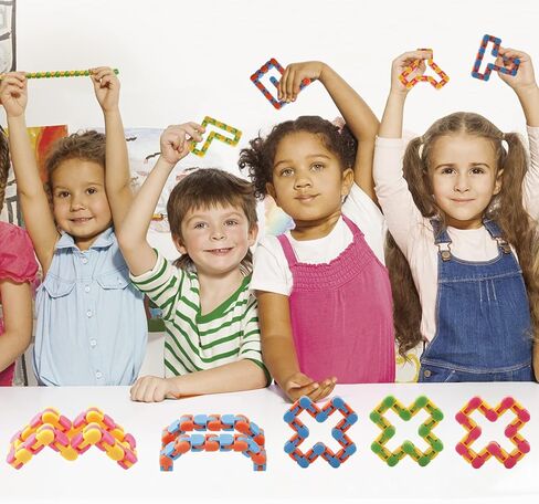 30 قطعة من مسارات واكي من جانوو تتوهج في الظلام، ألعاب فيدجيت المضيئة المفاجئة والنقرات للأطفال المراهقين، حشو تخزين، هدايا الحفلات، حشو حقيبة الهدايا، جائزة الفصل الدراسي in Kuwait