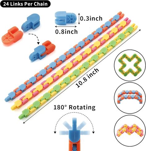 30 قطعة من مسارات واكي من جانوو تتوهج في الظلام، ألعاب فيدجيت المضيئة المفاجئة والنقرات للأطفال المراهقين، حشو تخزين، هدايا الحفلات، حشو حقيبة الهدايا، جائزة الفصل الدراسي in Kuwait