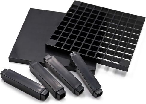 حامل فرشاة طلاء مكون من 96 حفرًا، 3 عبوات من البلاستيك لحمل أقلام الرصاص وأقلام التلوين in Kuwait