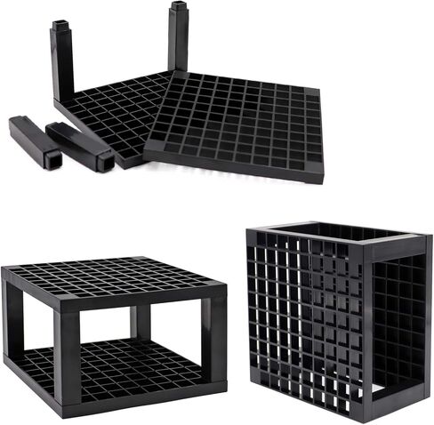 حامل فرشاة طلاء مكون من 96 حفرًا، 3 عبوات من البلاستيك لحمل أقلام الرصاص وأقلام التلوين in Kuwait