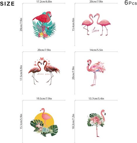 6 قطع من ملصقات نقل الحرارة على شكل حيوانات من NBEADS، يمكن كي الحيوانات على الرقع DIY يمكن كيها على رقع النقل بالكي على الشارات لسترات التي شيرت وسترات وملابس الظهر المزخرفة in Kuwait