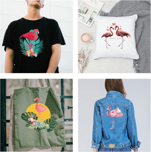 6 قطع من ملصقات نقل الحرارة على شكل حيوانات من NBEADS، يمكن كي الحيوانات على الرقع DIY يمكن كيها على رقع النقل بالكي على الشارات لسترات التي شيرت وسترات وملابس الظهر المزخرفة in Kuwait