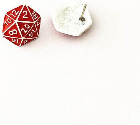 Roll for Initiative Game Dunge RPG TTRPG Polyhedral Dragons Master Stud Earrings D4-D20 Sides Die Dice Critical Tabletop Role Playing Game Stud Earrings Gifts for Girl Woman Men, Metal, alloy in Kuwait