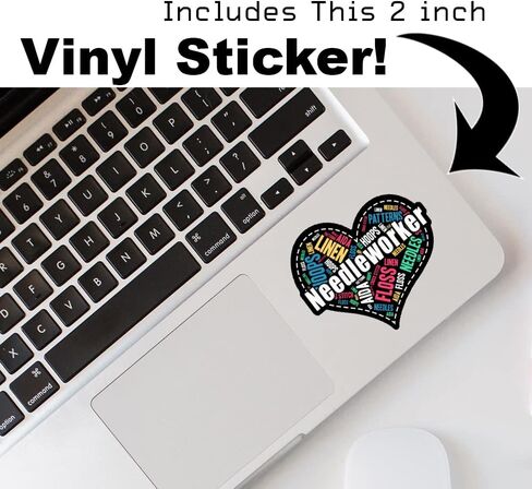 طقم وسائد على شكل دبوس طماطم، كبير جدًا (4 بوصات) وحجم صغير (2.5 بوصة)، قطعتان. ملصق Bundle Plus "Needleworker". in Kuwait