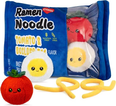 نينالايو وسادة قطيفة لطيفة على شكل كيس من السجق والفطر والرامن والنودلز من القطيفة، دمى محشوة منفوشة قابلة للازالة هدايا ابداعية للبنات والاطفال، وسادة ديكور لكرسي الكنبة in Kuwait