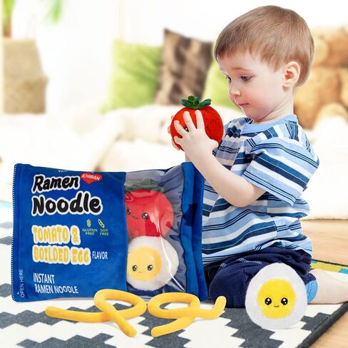 نينالايو وسادة قطيفة لطيفة على شكل كيس من السجق والفطر والرامن والنودلز من القطيفة، دمى محشوة منفوشة قابلة للازالة هدايا ابداعية للبنات والاطفال، وسادة ديكور لكرسي الكنبة in Kuwait