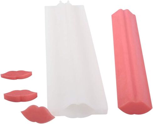 EchoDone الشفاه أنبوب العمود سيليكون الصابون شمعة العفن إمدادات صنع الصابون سيليكون العفن للصابون in Kuwait