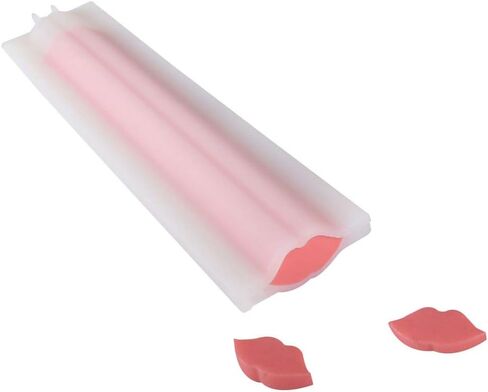 EchoDone الشفاه أنبوب العمود سيليكون الصابون شمعة العفن إمدادات صنع الصابون سيليكون العفن للصابون in Kuwait