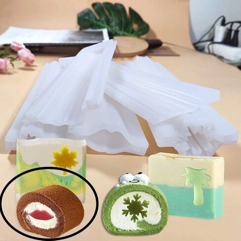 EchoDone الشفاه أنبوب العمود سيليكون الصابون شمعة العفن إمدادات صنع الصابون سيليكون العفن للصابون in Kuwait