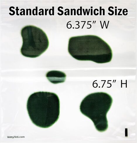 ويتي ييتي اكياس ساندويتشات مزيفة من 40 قطعة لحماية هوجي الخاص بك! كل حقيبة بسحاب مضادة للسرقة وآمنة للطعام تبدو متعفنة لدرء مغيري الثلاجة في العمل! مقالب غداء مرحة او هدية هفوة للرجال او الاطفال! in Kuwait