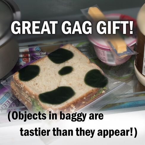 ويتي ييتي اكياس ساندويتشات مزيفة من 40 قطعة لحماية هوجي الخاص بك! كل حقيبة بسحاب مضادة للسرقة وآمنة للطعام تبدو متعفنة لدرء مغيري الثلاجة في العمل! مقالب غداء مرحة او هدية هفوة للرجال او الاطفال! in Kuwait