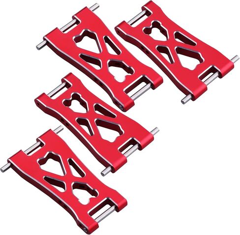 أذرع تعليق سفلية أمامية وخلفية من الألومنيوم من Hobbypark لأجزاء ترقية 1/10 Redcat Blackout XTE، تناسب XBE SC Pro، استبدل BS213-007 / BLH-0002GM (4 عبوات) (أزرق داكن) in Kuwait