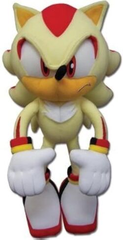 GE Animation Great Eastern GE-52631 Sonic The Hedgehog Super Shadow Stuffed Plush, 12" in Saudi Arabia