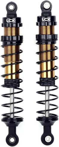 LCX Racing 1/10th RC Crawler Car 2PCS 100mm Metal Suspension Shock Absorber Damper for Traxxas TRX4 TRX6 Axial SCX10 SCX10 II SCX10 III Redcat Gen8 HPI in Saudi Arabia