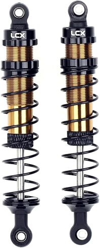 LCX Racing 1/10th RC Crawler Car 2PCS 100mm Metal Suspension Shock Absorber Damper for Traxxas TRX4 TRX6 Axial SCX10 SCX10 II SCX10 III Redcat Gen8 HPI in Saudi Arabia