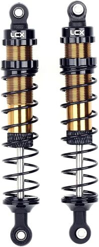 LCX Racing 1/10th RC Crawler Car 2PCS 100mm Metal Suspension Shock Absorber Damper for Traxxas TRX4 TRX6 Axial SCX10 SCX10 II SCX10 III Redcat Gen8 HPI in Saudi Arabia