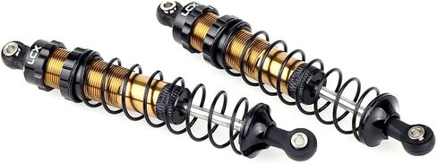 LCX Racing 1/10th RC Crawler Car 2PCS 100mm Metal Suspension Shock Absorber Damper for Traxxas TRX4 TRX6 Axial SCX10 SCX10 II SCX10 III Redcat Gen8 HPI in Saudi Arabia