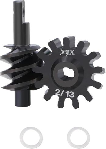 مجموعة معدات دي جيه اكس الصلب المتصلب 2/13T Overdrive OD لملحقات قطع غيار السيارات 1/24 RC SCX24 Gladiator Bronco C10 JLU Deadbolt B17 in Kuwait