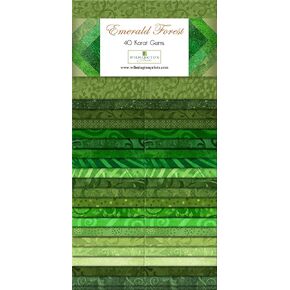 Wilmington Prints Forest-40 Karat Gems-Revised 9/17/19, Emerald Forest