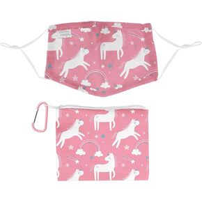 Stephen Joseph Adjustable Mask with Zippered Pouch