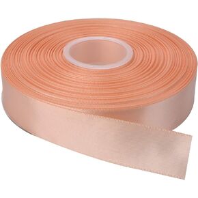 MUFGA Joenribbon 1 Inch Wide Double Face Satin Ribbon-50 Yards (277 Burgundy)