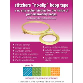 Edmunds EHT-1 Stitchers No-Slip Hoop Tape Yellow, 1/4-inch by 3-yard in Kuwait