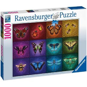 Ravensburger Winged Things 1000 Piece Jigsaw Puzzle for Adults - 16818 - Every Piece is Unique, Softclick Technology Means Pieces Fit Together Perfectly, Multicolor, 27 x 20 in Kuwait
