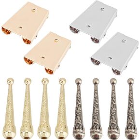 GORGECRAFT 3 Sets Iron Bolo Tie Findings Kit Sterling Silver Plated Parts Round Slide Textured Tips Black Cord Alloy Replacement End Caps Cord Bolo Tie Buckle Slide Clasps for DIY Wallets Bag