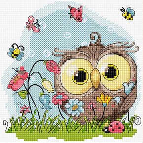 Cross Stitch Kit Luca-S - Happy Owl, B1401 in Kuwait
