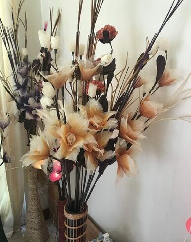 100 قطعة من اوراق الشجر الكبيرة والهيكل العظمي واوراق الشجر المطاطية الطبيعية لسجل القصاصات والحرف اليدوية وبطاقات الزفاف in Kuwait