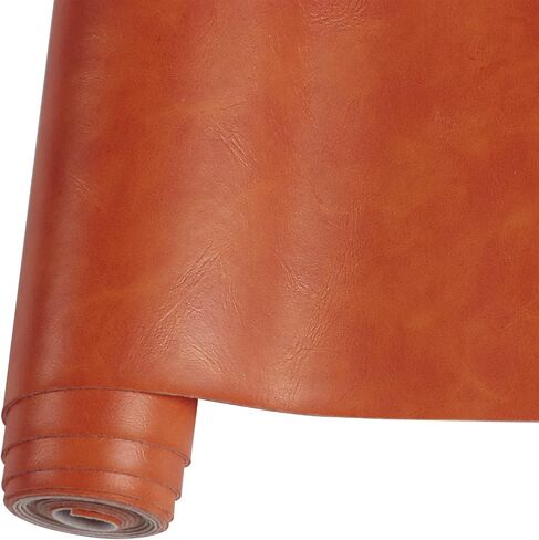 Smooth Solid Color Black Faux Leather Roll 12"X53"(30cmX135cm), Material for Making Crafting,Making Handicrafts,Leather Earrings, Bows, DIY Sewing (Black) in Saudi Arabia