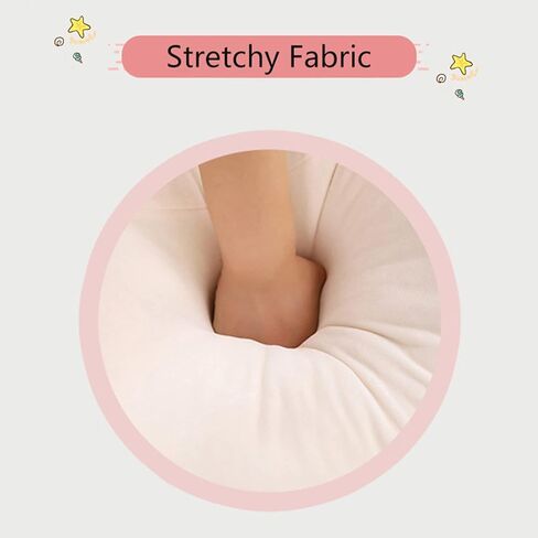 ifresen خنزير أفخم وسادة الأنف الكبير أصبع محشوة لعبة أصبع الحيوانات المحشوة رائعتين دمية خنزير لعبة الهدايا للأطفال عيد ميلاد (الحول، كريم أبيض، 15.74in) in Kuwait