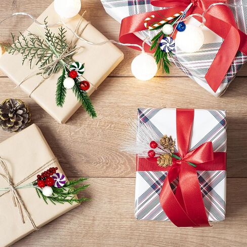 6 قطع من Asikkon مصنوعات التوت الاصطناعي سيقان التوت الأحمر لعيد الميلاد المزيف التوت الشتوي الدائم الخضرة فرع التوت ديكور للديكور DIY إكليل عيد الميلاد الحرفي in Kuwait