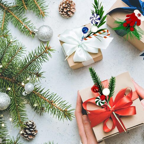 6 قطع من Asikkon مصنوعات التوت الاصطناعي سيقان التوت الأحمر لعيد الميلاد المزيف التوت الشتوي الدائم الخضرة فرع التوت ديكور للديكور DIY إكليل عيد الميلاد الحرفي in Kuwait