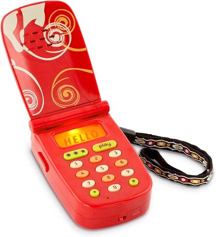 ألعاب - هاتف خلوي Hellophone- Lime- لعبة التظاهر - هاتف لعب للأطفال مع أصوات وأغاني ضوئية - هاتف لعبة للأطفال الصغار مع مسجل رسائل - 10 أشهر فما فوق in Kuwait