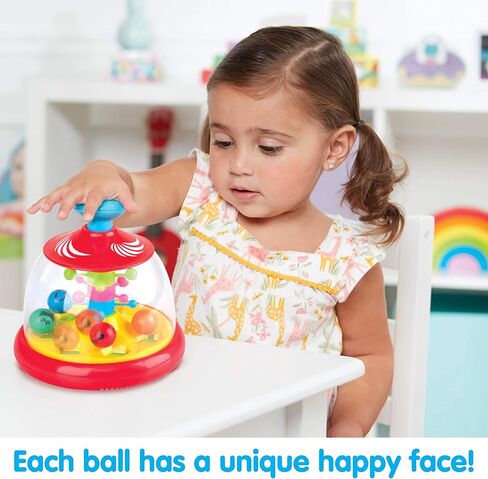 قبة نشاط بريس آند تامبل من كيدوزي، ألعاب تمبل، وجوه دوارة ملونة، للأطفال من سن 6 أشهر فما فوق، متعددة الألوان in Kuwait
