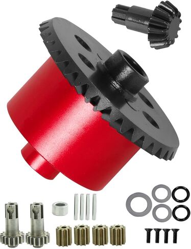 جزء ترقيات الترس التفاضلي و13T الرئيسي لـ Arrma 1/10 Granite 3S BLX Senton 3S BLX Big Rock 3S BLX، ARRCat Steel #45 التفاضلي ومجموعة التروس الرئيسية 13T، أزرق داكن in Saudi Arabia
