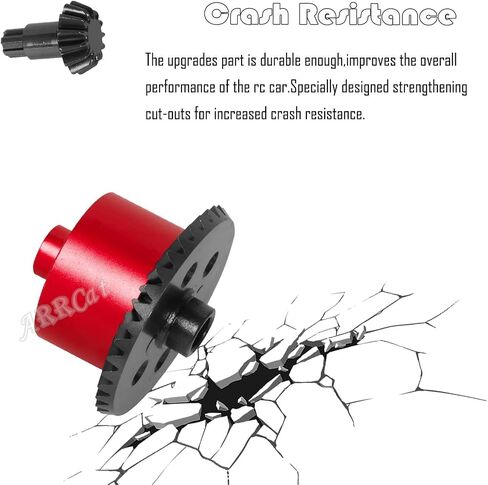 جزء ترقيات الترس التفاضلي و13T الرئيسي لـ Arrma 1/10 Granite 3S BLX Senton 3S BLX Big Rock 3S BLX، ARRCat Steel #45 التفاضلي ومجموعة التروس الرئيسية 13T، أزرق داكن in Saudi Arabia
