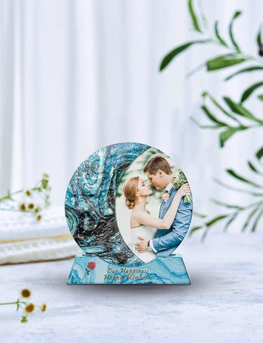 قوالب راتنج من السيليكون بتصميم كلمة مرور جميلة، قوالب ايبوكسي لاطار الصور على شكل قمر، قالب ثنائي الاستخدام لراتنج الايبوكسي، ديكور منزلي ذاتي الصنع وديكور طاولة in Kuwait