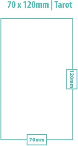 حافظة لعبة Ultra Pro Tarot Board - 70 مم × 120 مم (50 قطعة) in Saudi Arabia